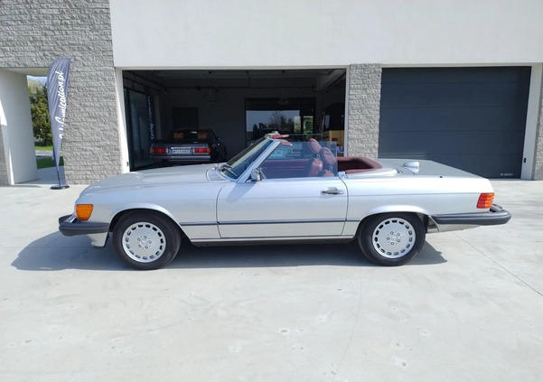 Mercedes-Benz SL cena 140000 przebieg: 280000, rok produkcji 1987 z Bielawa małe 704